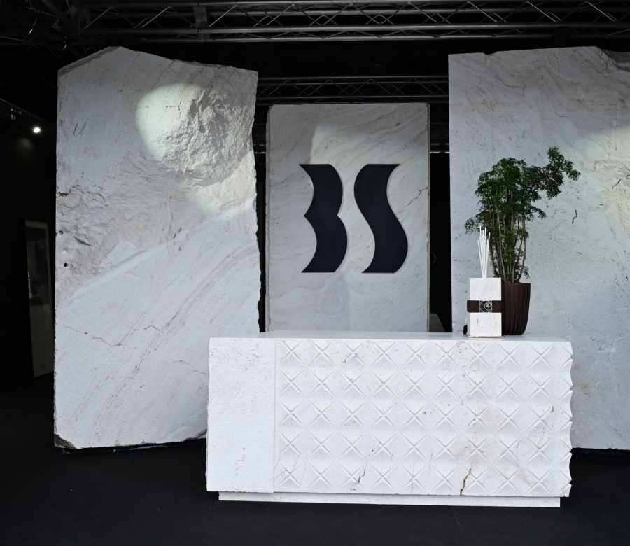 Bianco Sibillino e Eurobuilding a Marmomac 2024